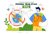 7 International Plastic Bag Free Day, an Object Illustration by denayunebgt (Thumbnail 4 of 4)