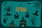Hayowen Spooky Typeface + Extras, a Serif Font by Fikry Alfatih (Thumbnail 4 of 7)