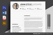 Resume CV, a Resume Template by graphicforest (Thumbnail 5 of 5)
