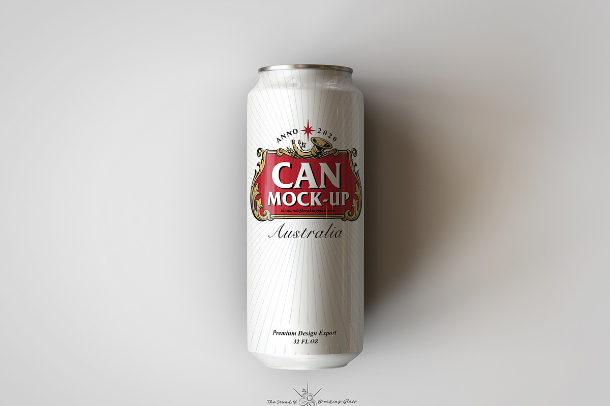 Crowler Beer Can | Soda Can Mock-Up, a Cups & Container Mockup by TSOBG (Photo 7 of 14)