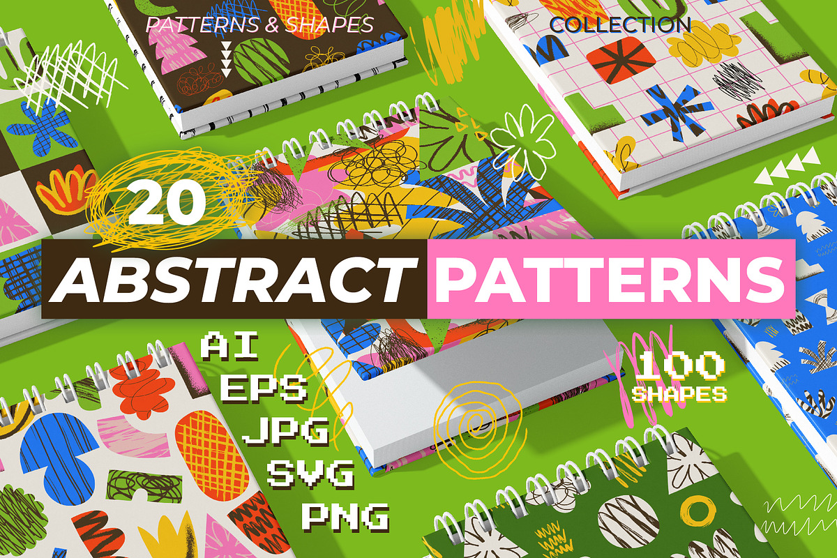 Abstract Seamless Patterns & Shapes, a Pattern Graphic by AnnArt (Photo 1 of 9)