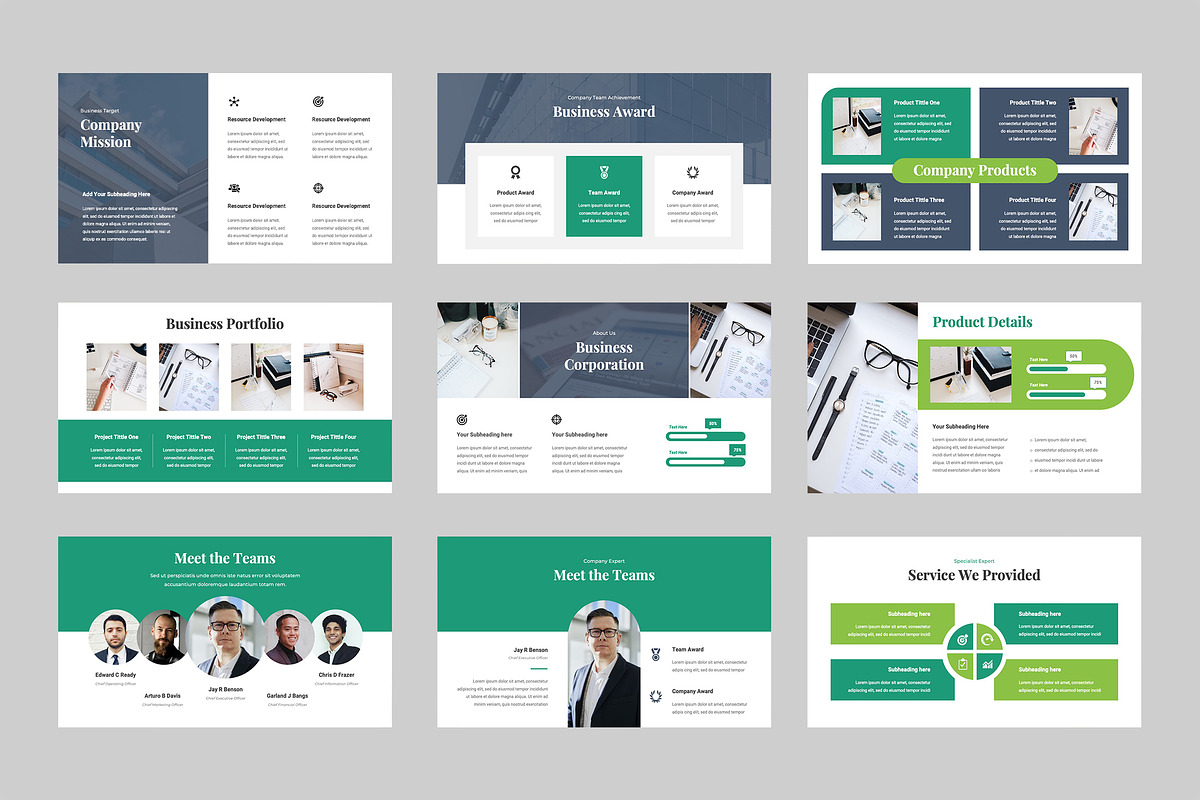 Multimillion Powerpoint Template, a Presentation Template by TMint Creative