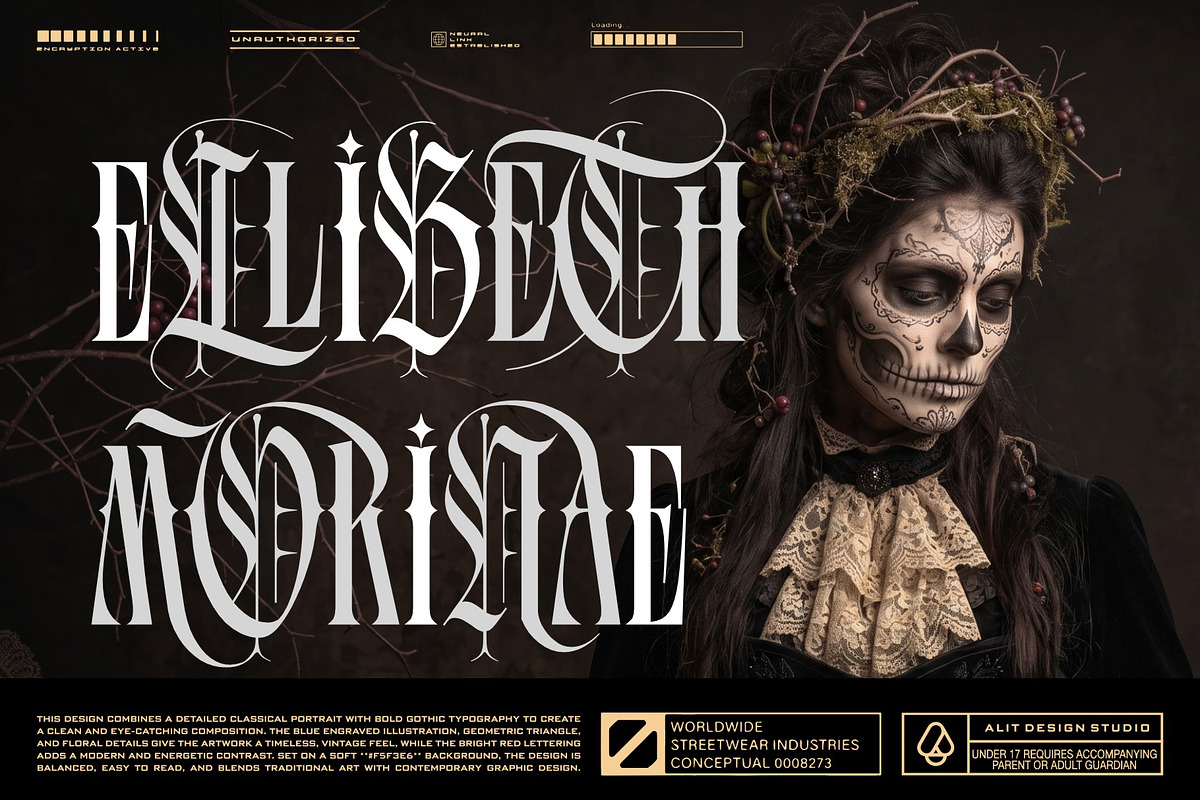 Silver Shard Typeface, a Blackletter Font by alit design (Photo 14 of 20)