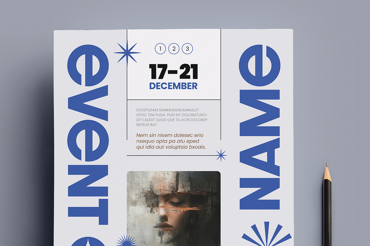 Bold Typography Event Poster preview 2