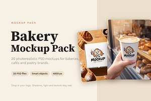 Bakery Branding Mockup Collection