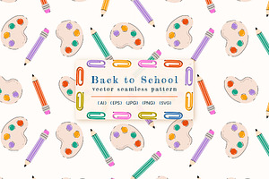 Back to School Pattern, a Pattern Graphic by Groovy Arts