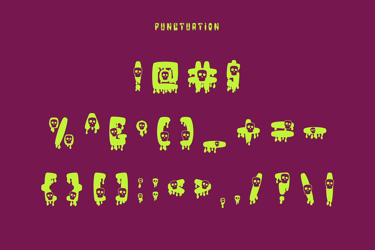 Quick Skull - Decorative font, a Sans Serif Font by Brown Cupple (Photo 4 of 7)