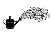 Floral Watering Can Design Bundle, an Illustration by Gaye Art (Thumbnail 15 of 31)