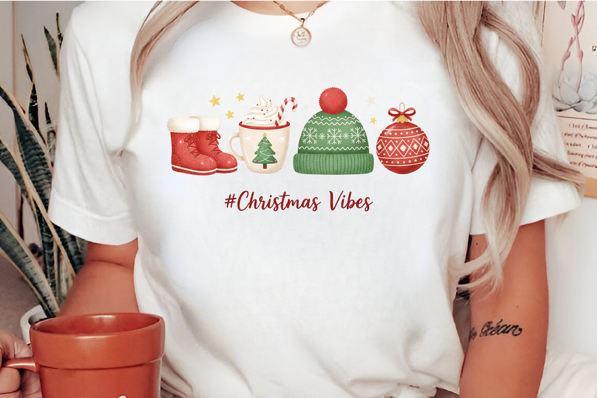 Christmas Vibes Cocoa Mug PNG, an Illustration by Craft Nest (Photo 4 of 6)