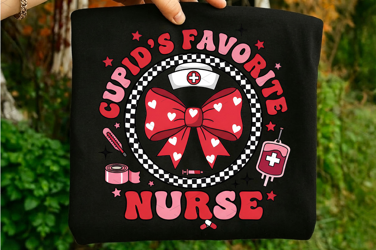 Cupid's Favorite Nurse Png,Valentine, an Illustration by Libby Wishes (Photo 1 of 8)
