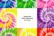 TIE DYE BACKGROUNDS, a Pattern Graphic by Little Type Factory (Thumbnail 4 of 5)
