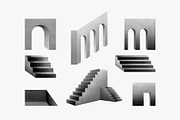 Dream-Like Scenery Creator / 01, an Object Graphic by Paulina Sara Design (Thumbnail 7 of 19)