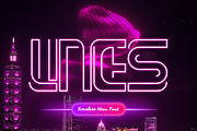 Timeless Neon Font, a Sans Serif Font by 177Studio (Thumbnail 6 of 8)