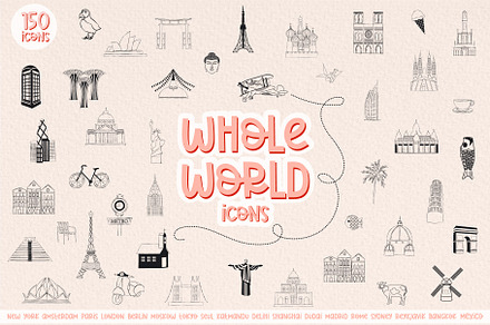 150 Whole World Icons