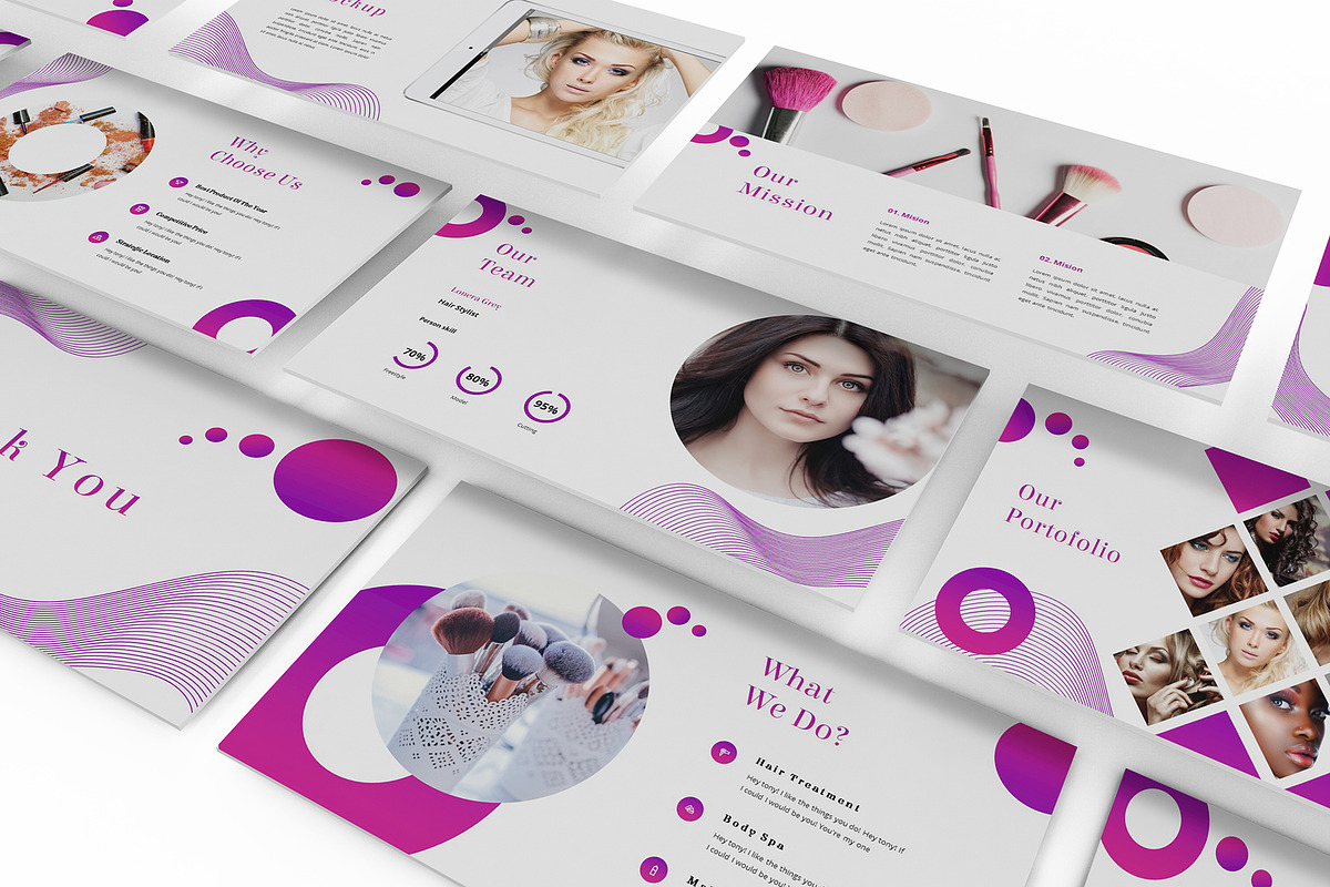 Salon - Hair & Beauty Powerpoint, a Presentation Template by Incools Stokie (Photo 10 of 10)