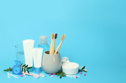 Concept of tooth care, space for text, a Health & Medical Photo by AtlasStudio PRO