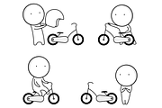 Motorcycle and scooter icons, an Icon by JK comics (Thumbnail 1 of 5)