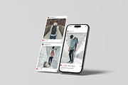 Social Media Instagram Mockup, an iPhone Mockup by Lxadesign (Thumbnail 3 of 9)