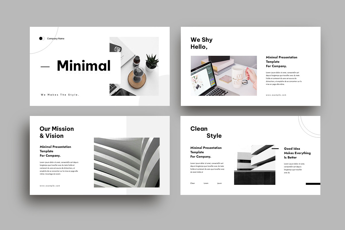 Minimal Presentation Template, a Presentation Template by Studio_Clarity (Photo 2 of 5)