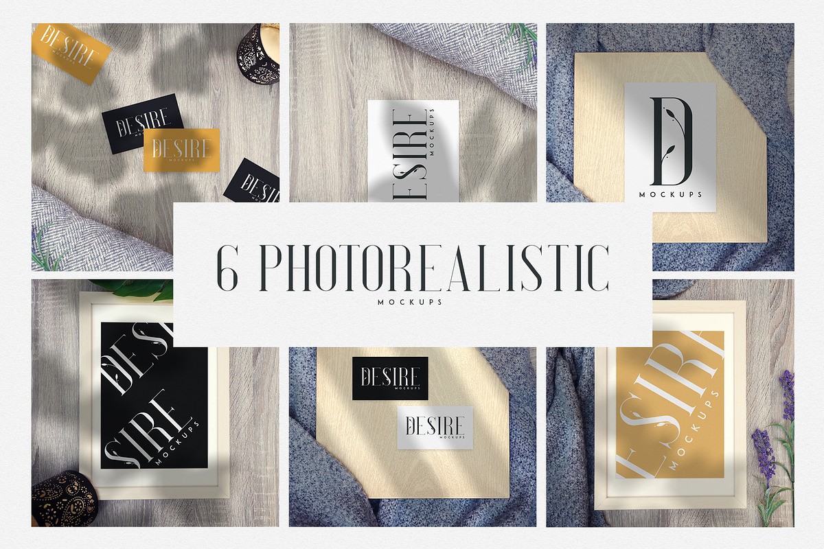 Desire - Photorealistic mockups, a Product Mockup by VP Fonts (Photo 2 of 6)