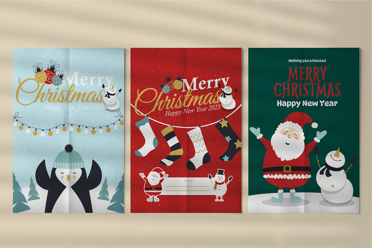 Christmas Card Templates & Elements, a Card Template by Uncarving (Photo 6 of 11)