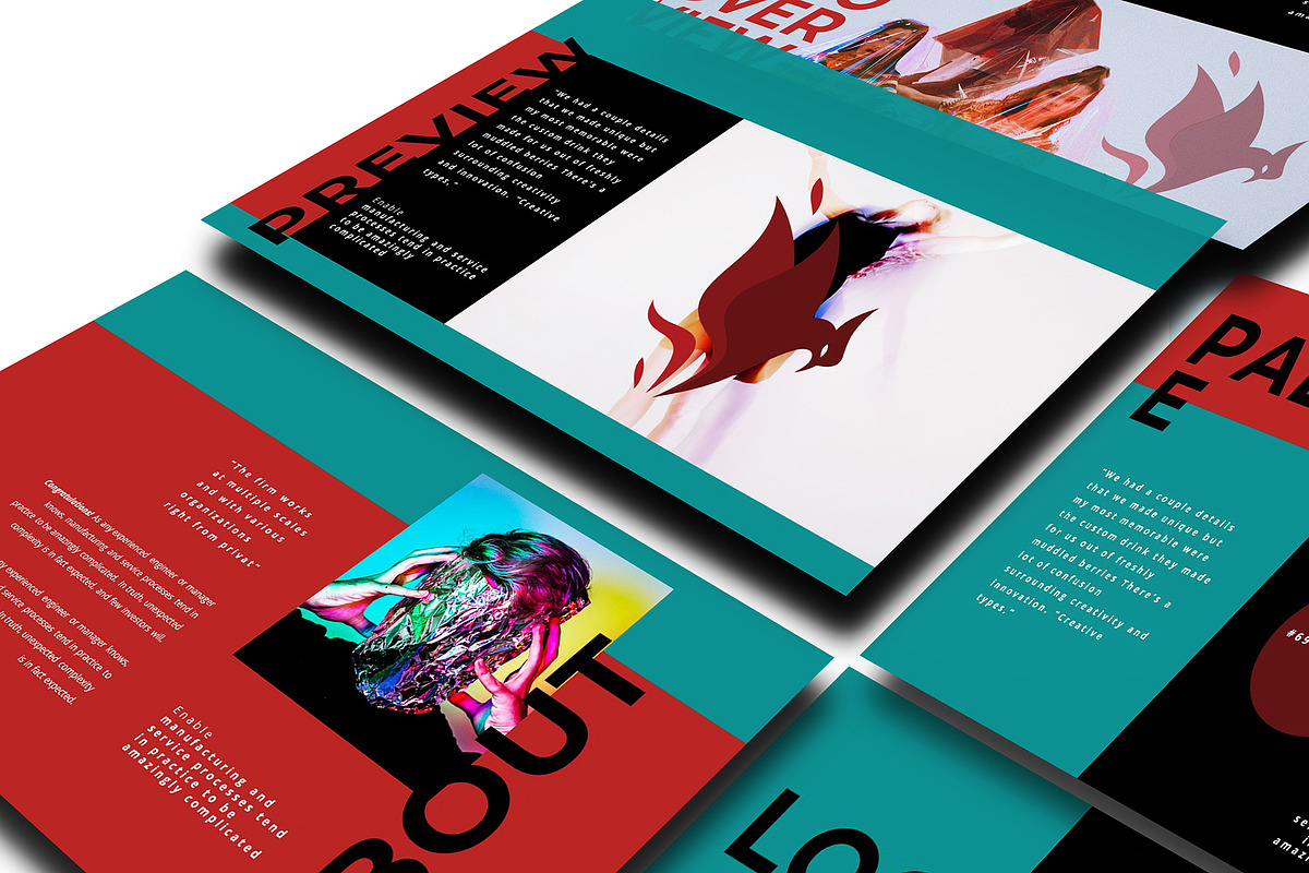 Brand Guidelines Powerpoint Template, a Presentation Template by temphall (Photo 5 of 8)