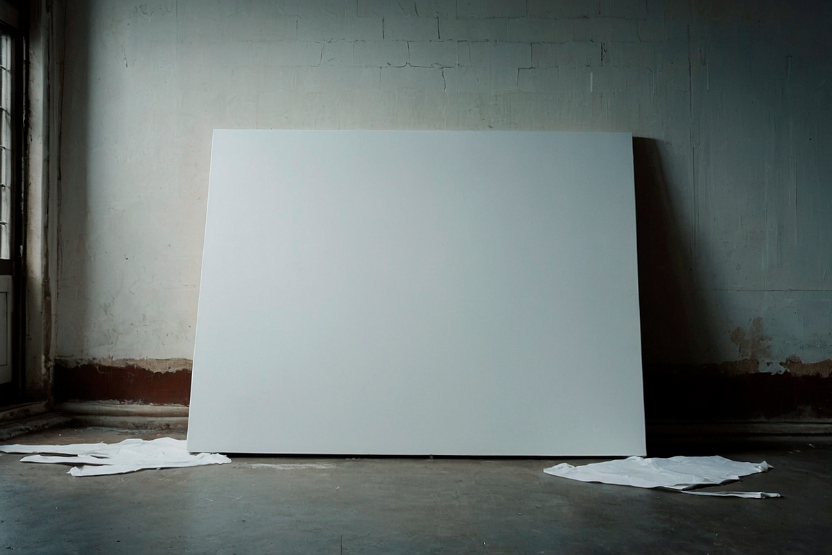 White Canvas Mockup, a Mockup by BiancaXavier