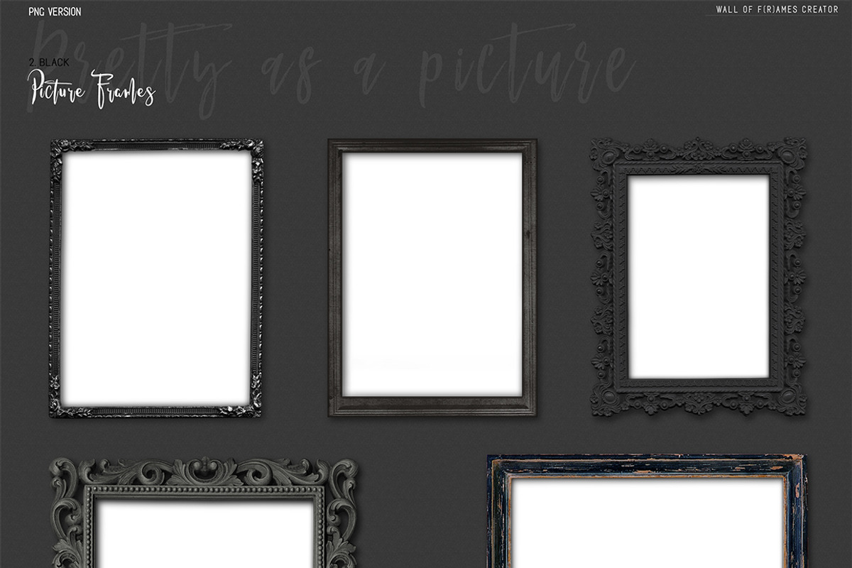 Frame Creator PNG Version w Bonus, a Print Template by Whimsicality (Photo 7 of 31)