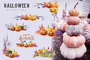 Halloween Watercolor Clipart, a Seasonal Illustration by AnitaPol (Thumbnail 8 of 20)
