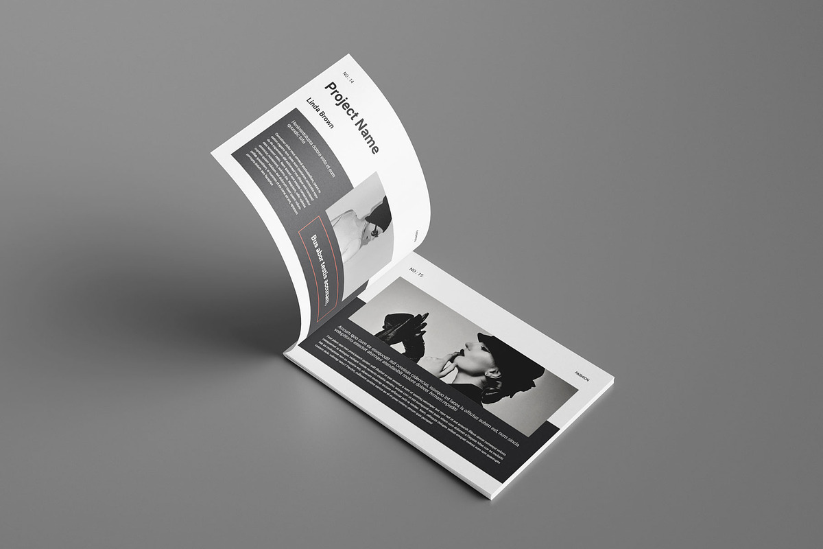 Design Portfolio Layout Landscape, a Magazine Template by Seeing-art (Photo 8 of 10)