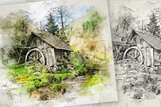 Quick Sketch Photoshop Action, an Action Add-On by GorynArt (Thumbnail 2 of 17)