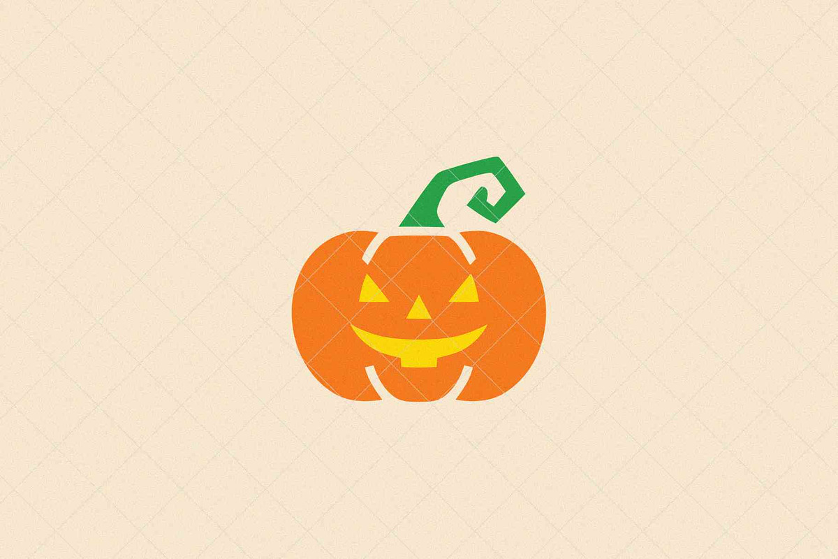 Spooky Pumpkin Icon Jack-o-lantern, a Seasonal Illustration by Vectorium Studio (Photo 1 of 3)