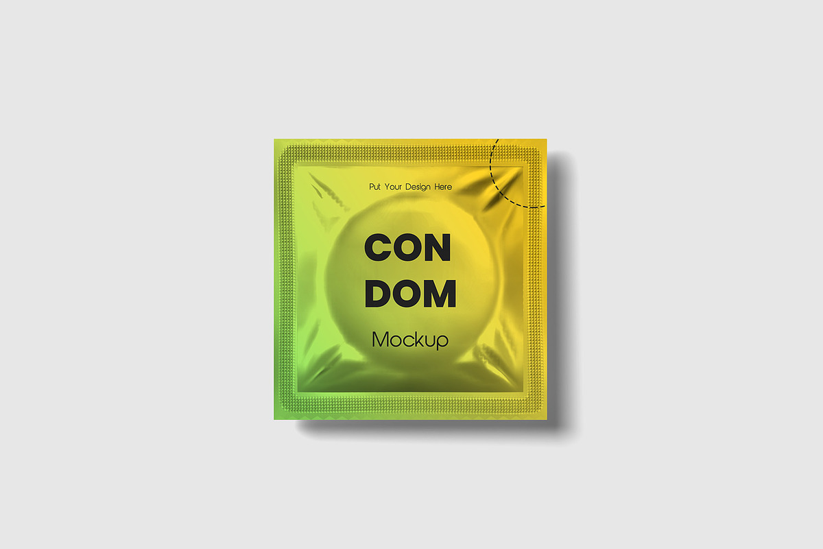 Condom Mockup, a Packaging Mockup by Graphicbars (Photo 2 of 6)