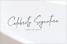 Celebrity Signature Font