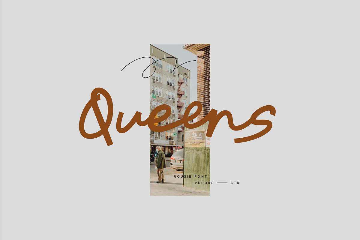 Rousie Font, a Script Font by vuuuds (Photo 2 of 9)