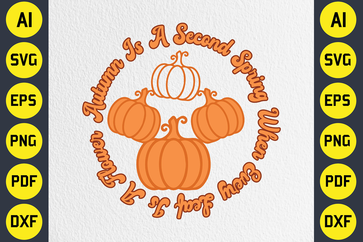 Fall Big SVG T-Shirt Design Bundle, an Object Graphic by CraftArtStudio (Photo 12 of 21)
