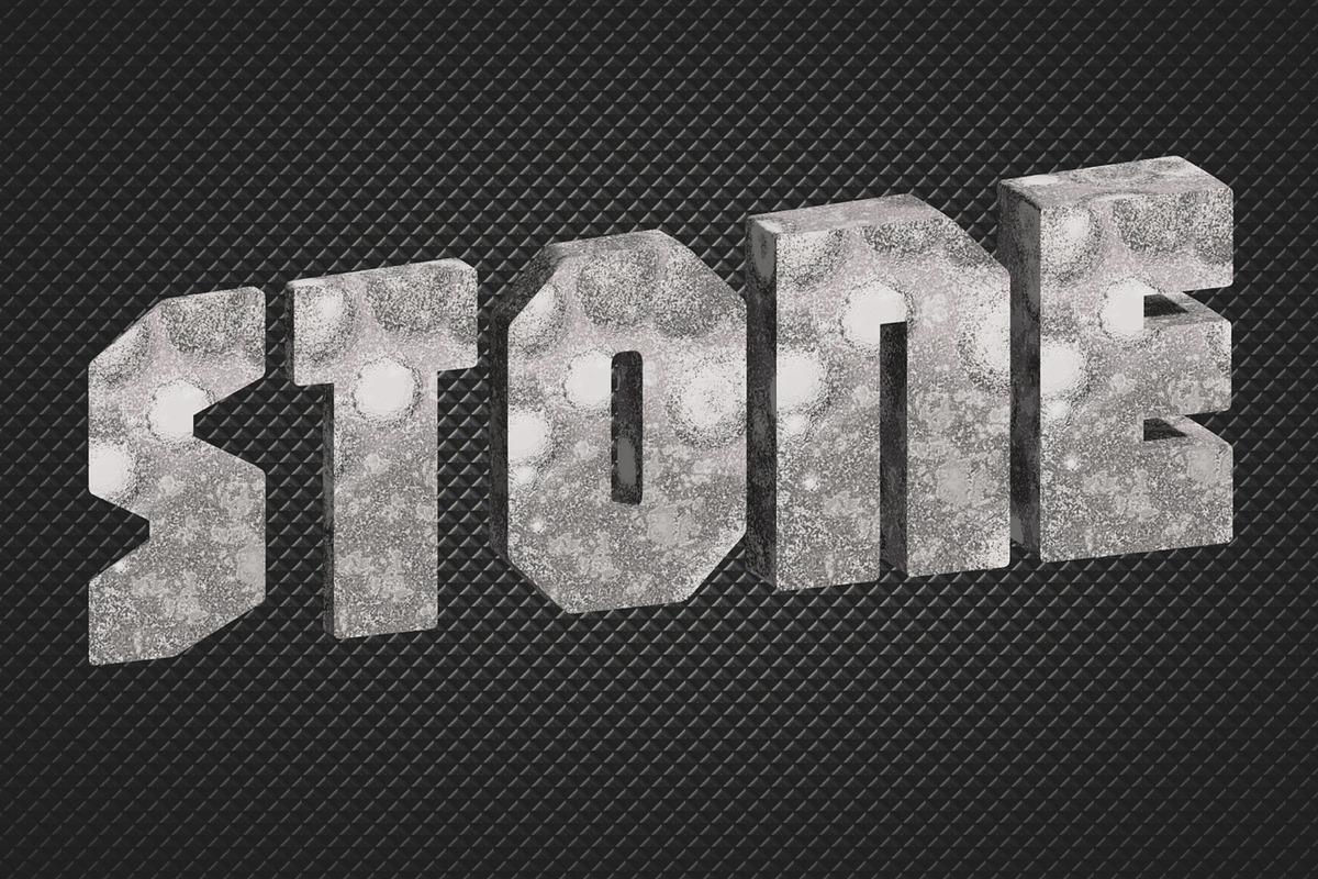 Stone Text Effect Design, a Layer Style Add-On by CreativeShaper (Photo 2 of 2)
