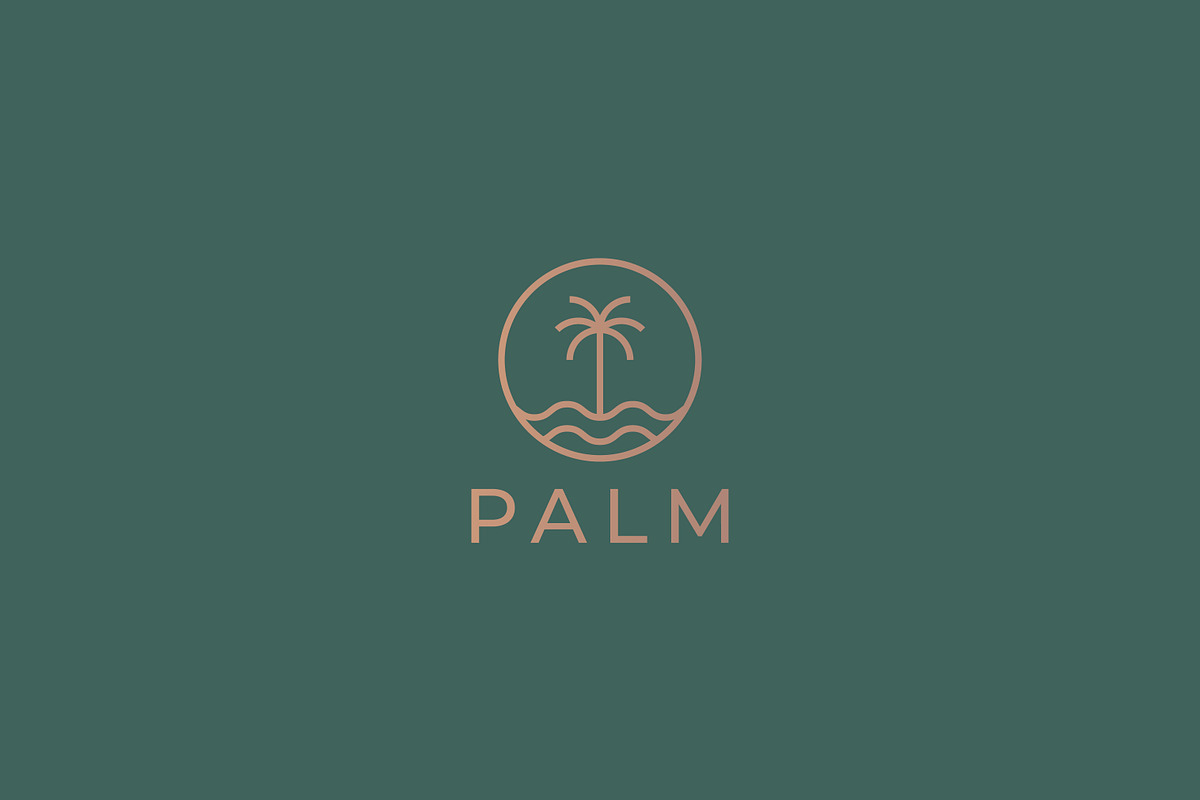 Palm Logo Nature Beach Island Tropic, a Branding & Logo Template by Signatoro (Photo 1 of 2)