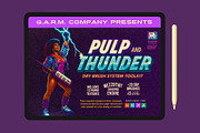 Pulp & Thunder Dry Kit (Procreate), a Brush Add-On by G.A.R.M. Company (Thumbnail 1 of 14)