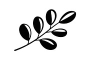 Botanical Leaf Silhouette Bundle, an Illustration by Creativeshirt (Thumbnail 42 of 51)