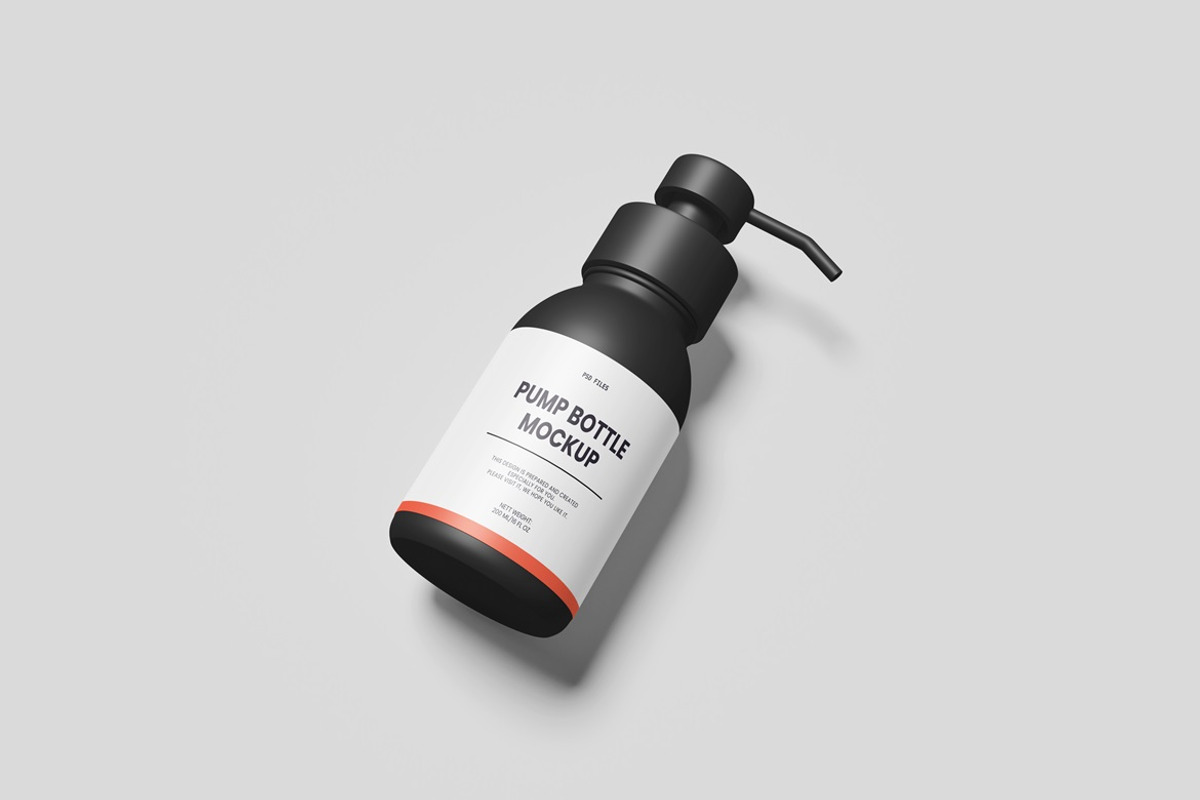 Pump Bottle Mockup Top View, a Packaging Mockup by AndikaGraphic (Photo 6 of 6)