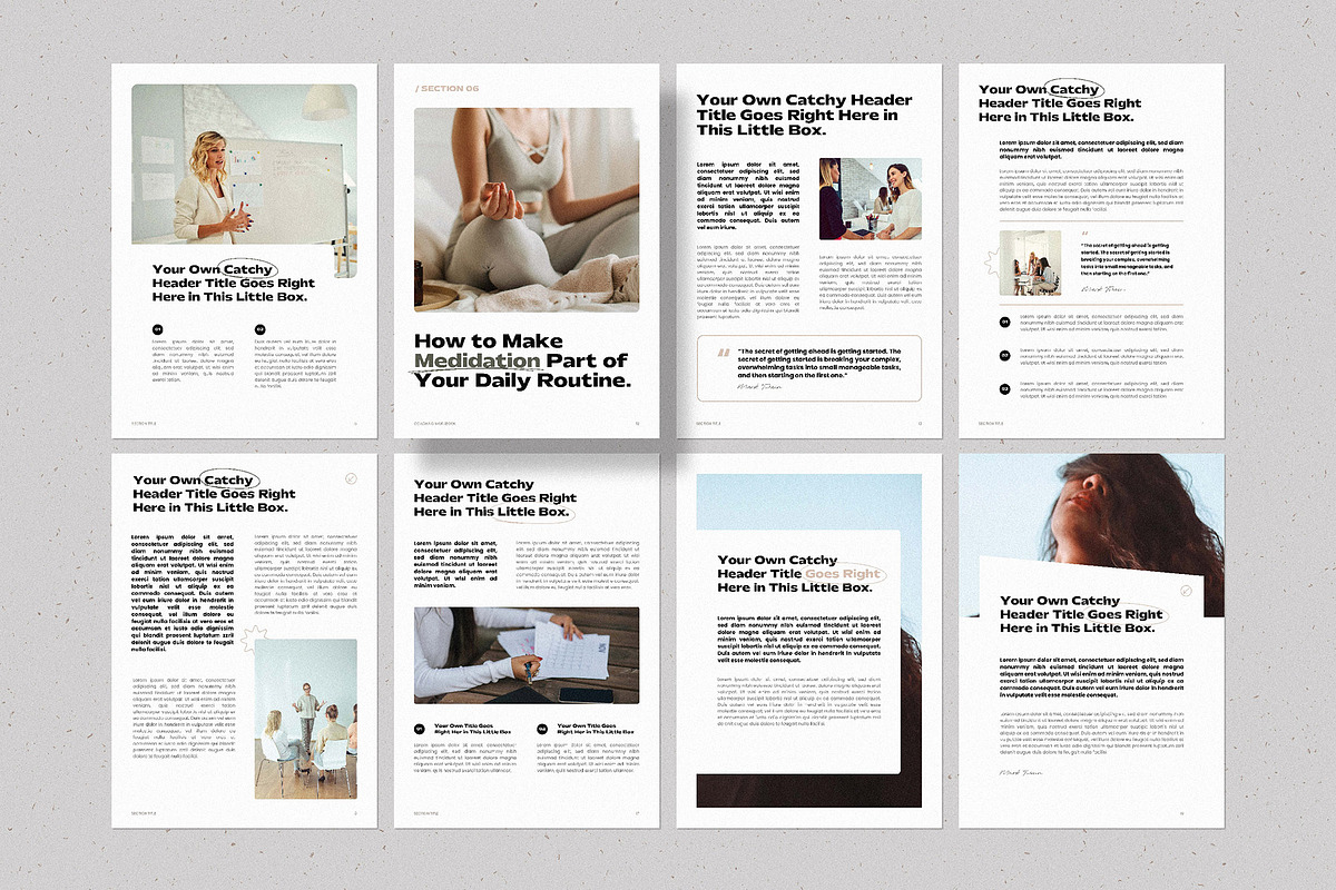 Premium Workbook Templates For Canva, a Marketing Template by AndrewPixel (Photo 3 of 12)