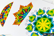 Mandala Vector Ornaments Bundle, a Decorative Illustration by pixaroma (Thumbnail 6 of 43)