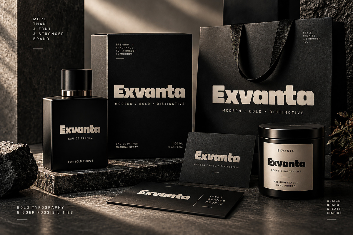 Exvanta – Bold Display Typeface, a Slab Serif Font by Wow Magic (Photo 4 of 5)