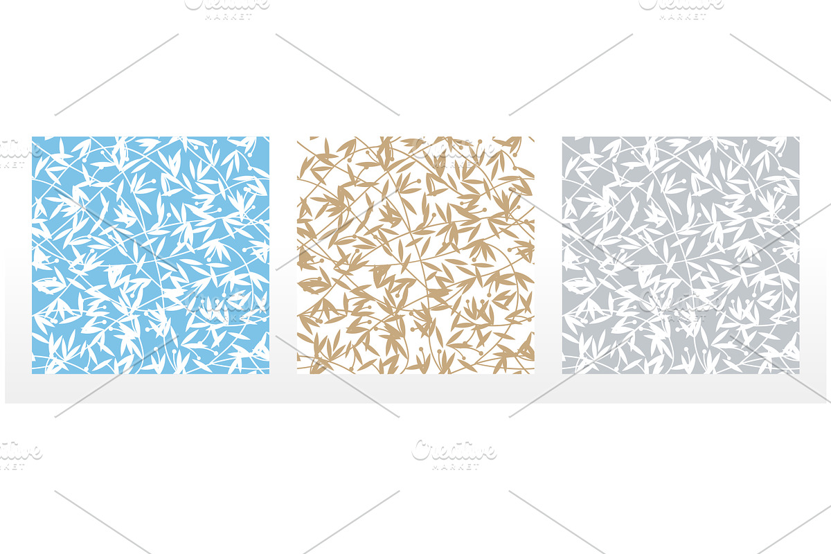 Collection of flower patterns., a Pattern Graphic by RODINA (Photo 1 of 3)