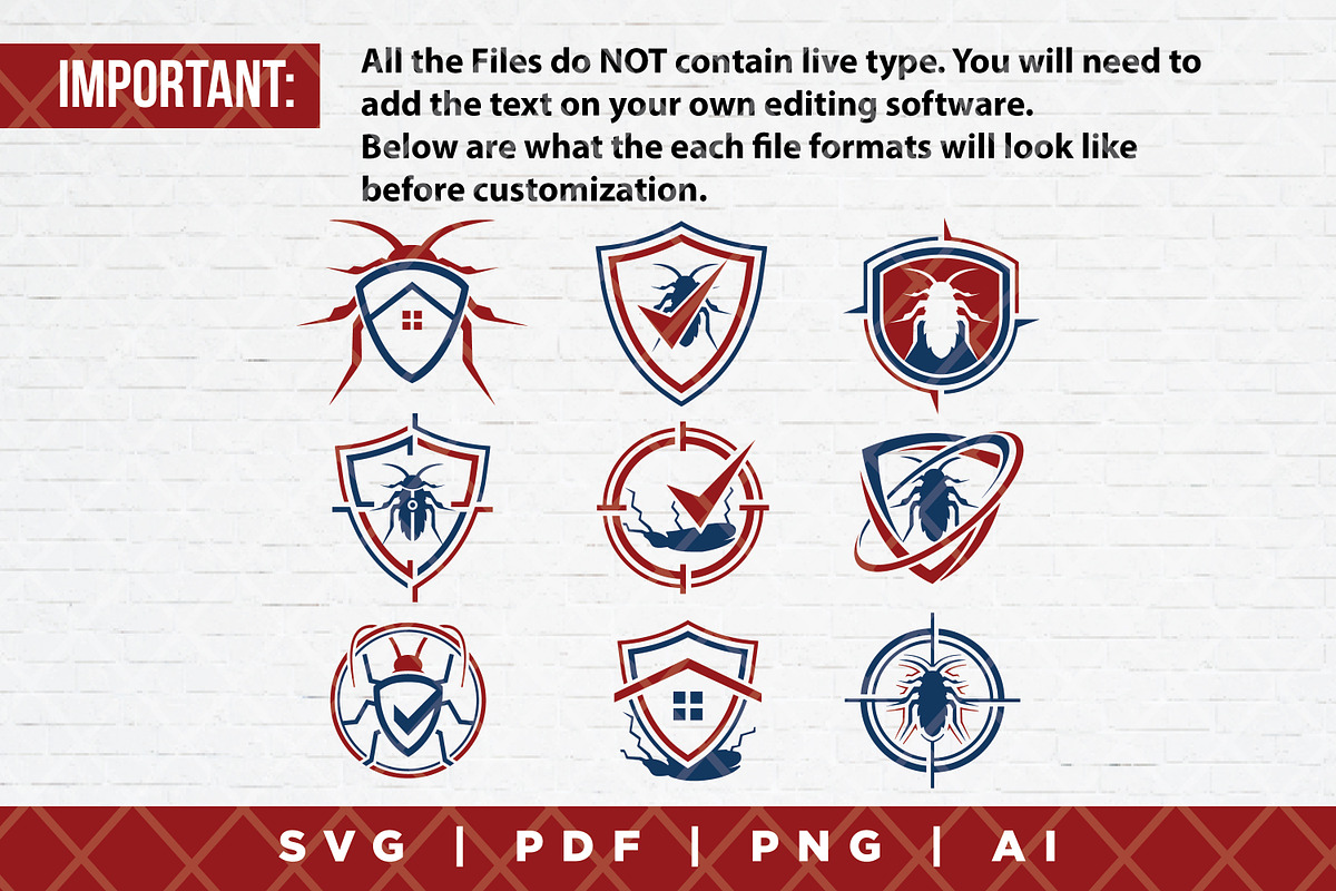 Pest Control Logo Bundle, a Branding & Logo Template by Guavanaboy (Photo 2 of 3)