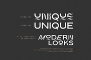Blink Twice - Unique Sans, a Sans Serif Font by Sarid Ezra (Thumbnail 8 of 9)