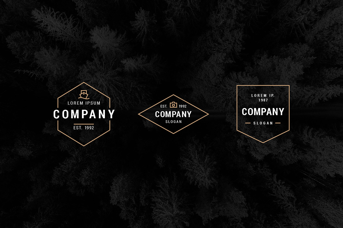Modern Vintage Logo Templates, a Branding & Logo Template by P.F. Creative Lab (Photo 2 of 6)