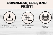 Editable Boarding Pass Template, a Card Template by YasdeyDesigns (Thumbnail 3 of 9)