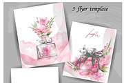 Beautiful perfume set, an Illustration by Gulnara Khadeeva (Thumbnail 2 of 6)